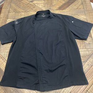 Black Chef Works Uniform Shirt